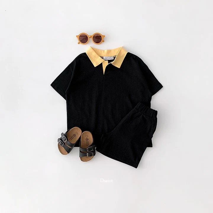 Dsaint - Korean Children Fashion - #toddlerclothing - Ping Pong Pang Collar Set - 10