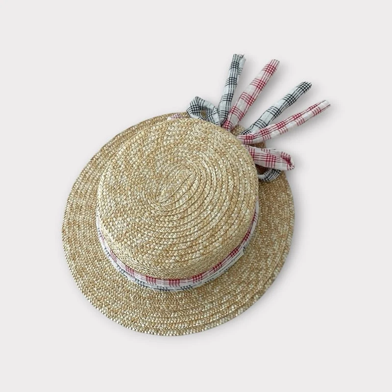 Dudie - Korean Children Fashion - #prettylittlegirls - Chew Straw Hat - 5