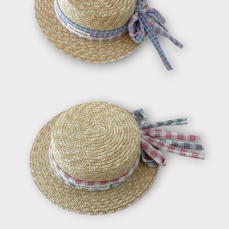 Dudie - Korean Children Fashion - #todddlerfashion - Chew Straw Hat - 6