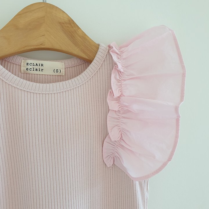 Eclair - Korean Children Fashion - #todddlerfashion - Frill Tee - 7