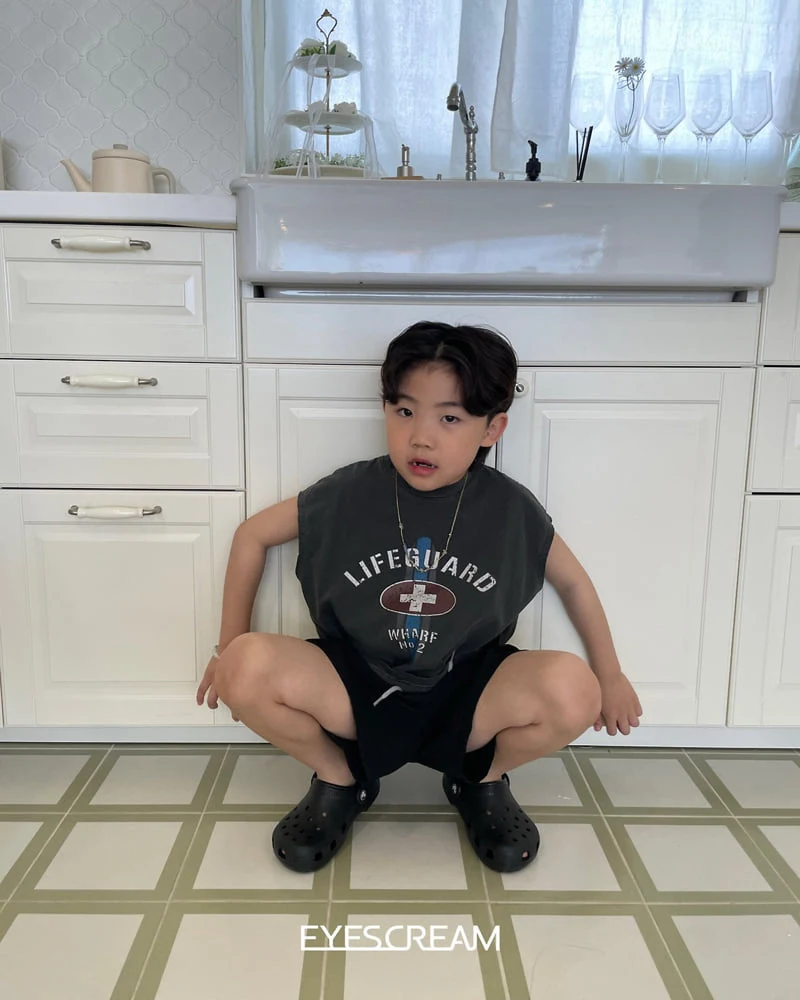 Eyescream - Korean Children Fashion - #childofig - Guard Pigment Tank Tee - 11