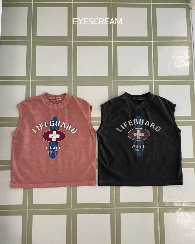 Eyescream - Korean Children Fashion - #childrensboutique - Guard Pigment Tank Tee - 12