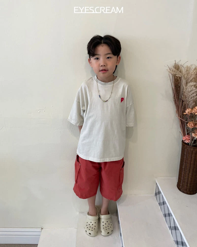 Eyescream - Korean Children Fashion - #kidsshorts - Love Pigment Tee