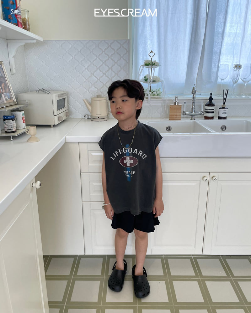 Eyescream - Korean Children Fashion - #todddlerfashion - Guard Pigment Tank Tee - 8