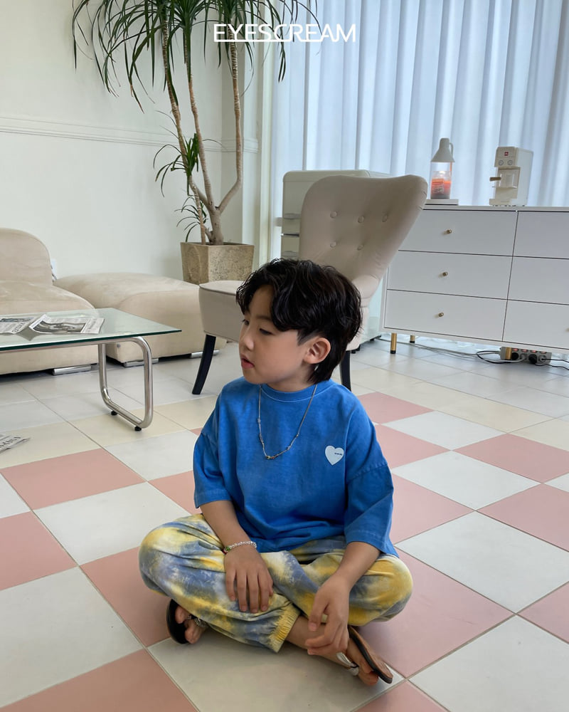 Eyescream - Korean Children Fashion - #toddlerclothing - Love Pigment Tee - 10