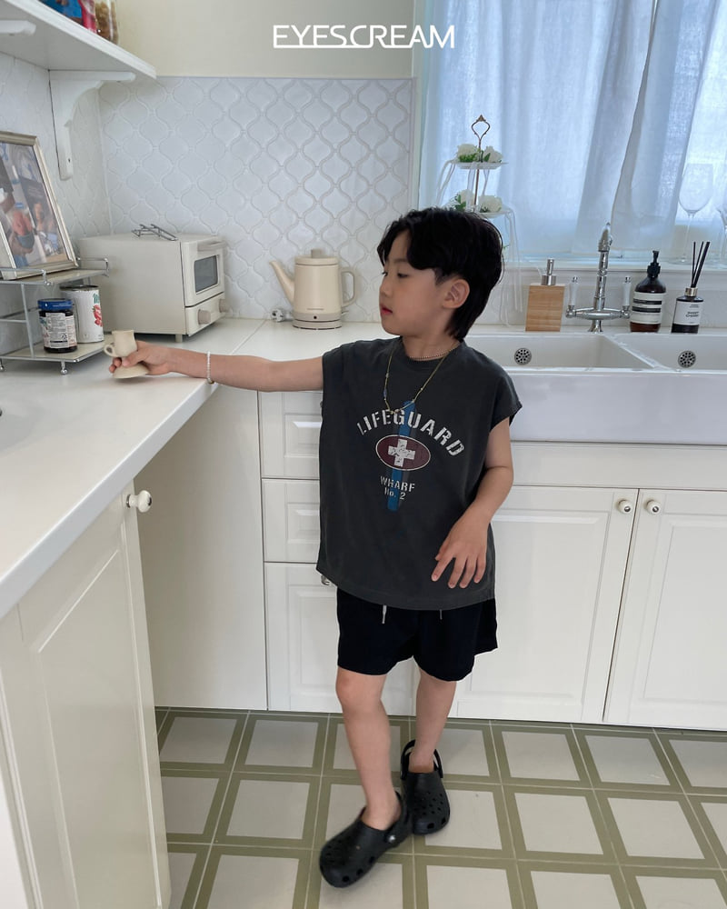 Eyescream - Korean Children Fashion - #toddlerclothing - Guard Pigment Tank Tee - 9