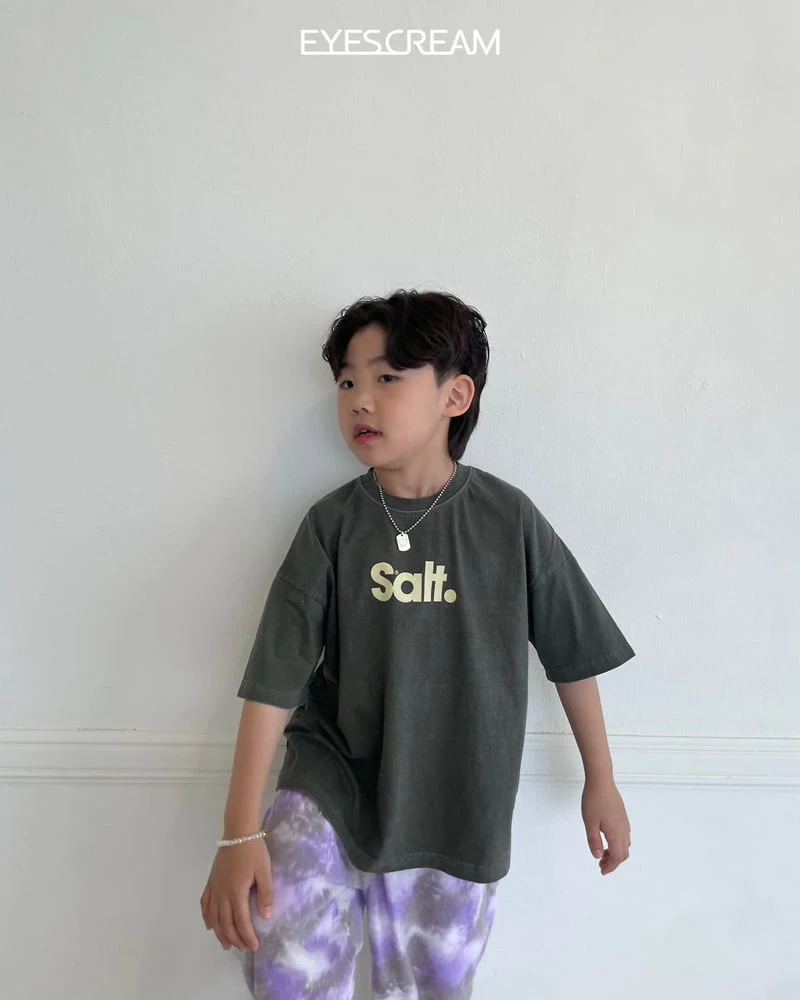 Eyescream - Korean Women Fashion - #momslook - Salt Pigment Tee (Adult)