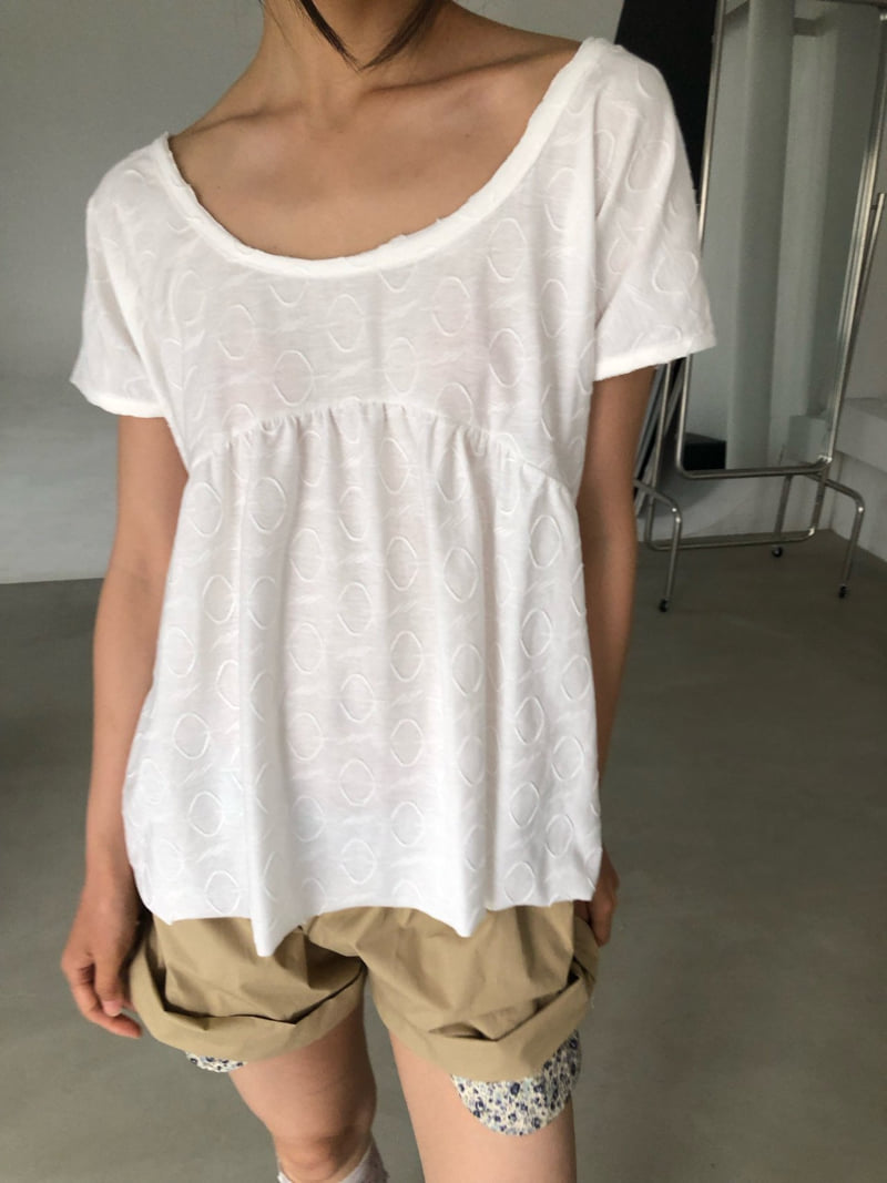 Flash - Korean Women Fashion - #momslook - Apple Tee - 5