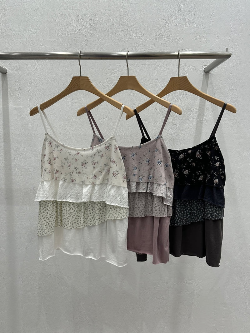 Flash - Korean Women Fashion - #momslook - Triple-Strap Sleeveless Top