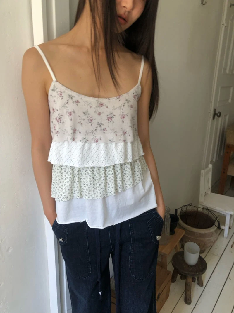 Flash - Korean Women Fashion - #momslook - Triple-Strap Sleeveless Top - 3