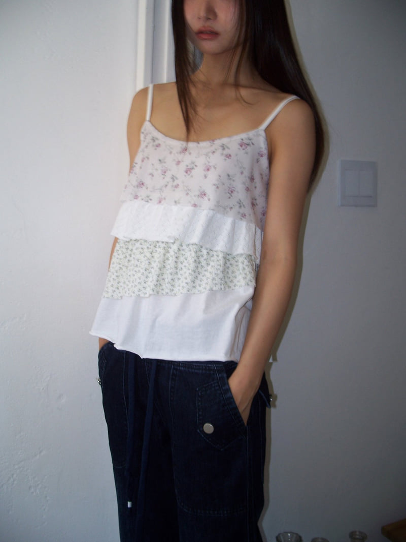 Flash - Korean Women Fashion - #momslook - Triple-Strap Sleeveless Top - 6