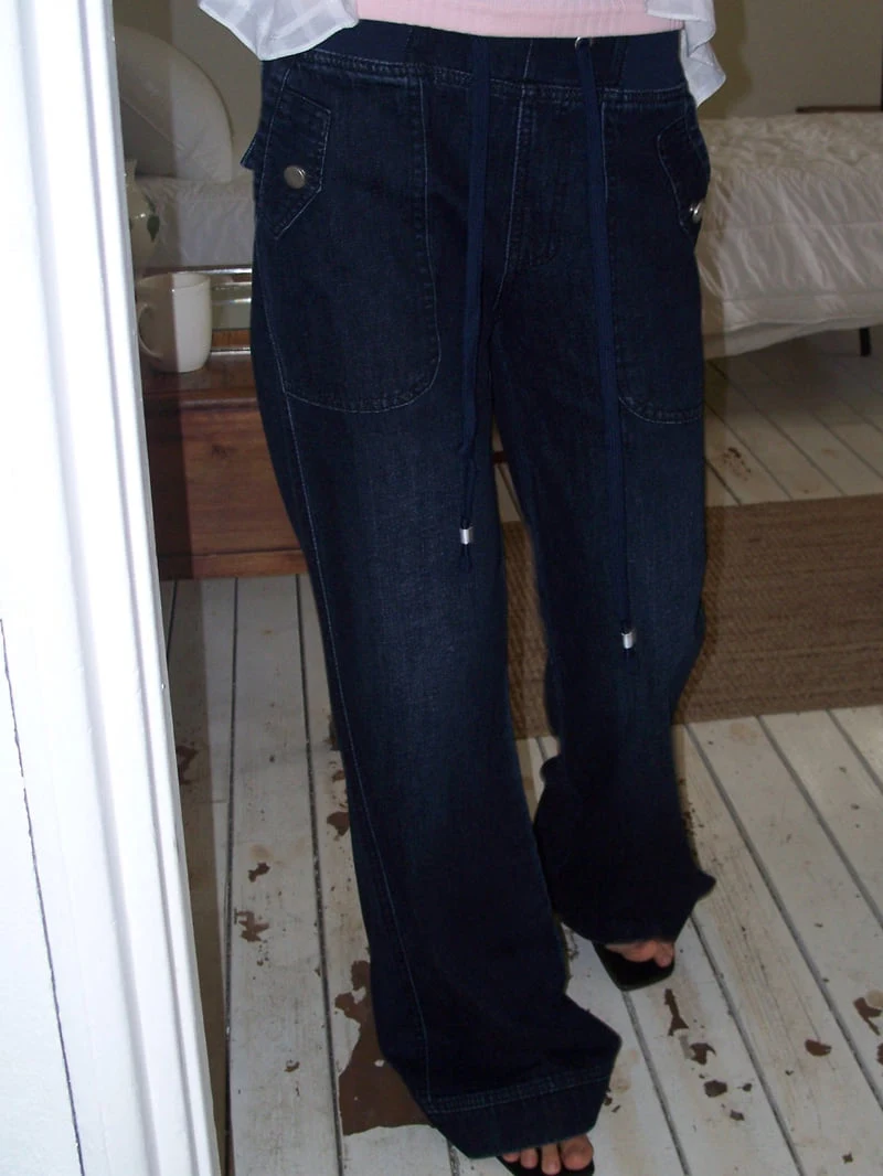 Flash - Korean Women Fashion - #momslook - Mark Bootcut Denim Jeans - 5