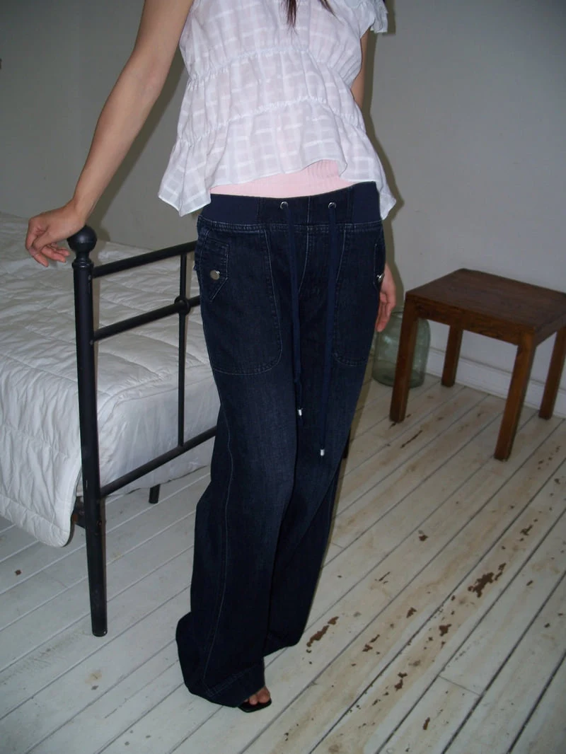 Flash - Korean Women Fashion - #momslook - Mark Bootcut Denim Jeans - 6