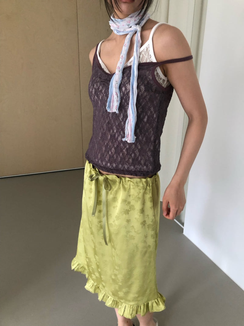 Flash - Korean Women Fashion - #momslook - Jacquard Frill Skirt - 6