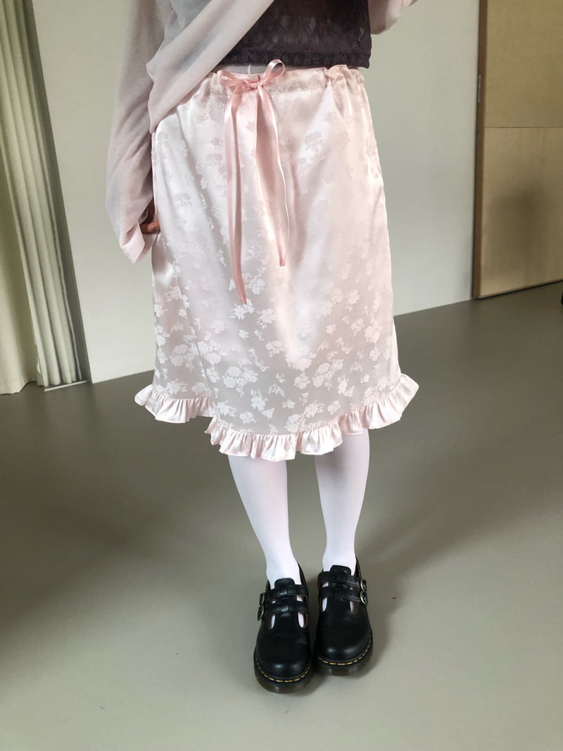 Flash - Korean Women Fashion - #momslook - Jacquard Frill Skirt - 8