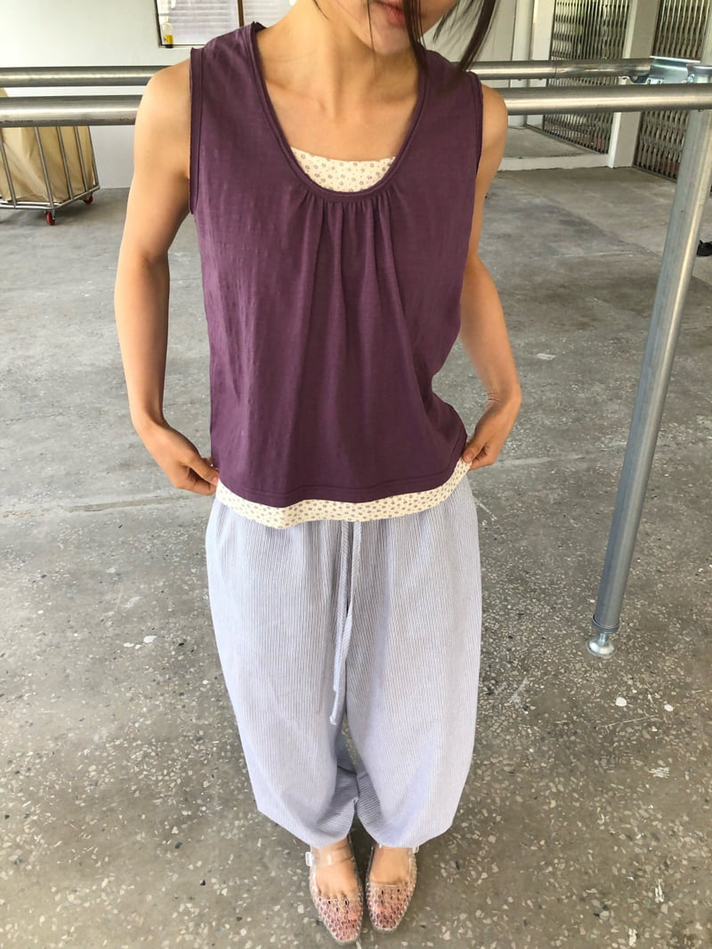 Flash - Korean Women Fashion - #momslook - Harmony Sleeveless Top - 5