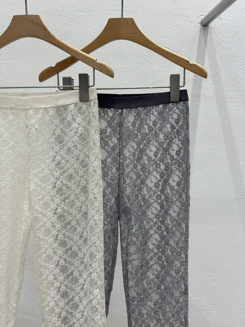 Flash - Korean Women Fashion - #momslook - Lace Leggings - 2