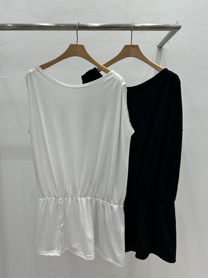 Flash - Korean Women Fashion - #momslook - Kelly Button One-piece
