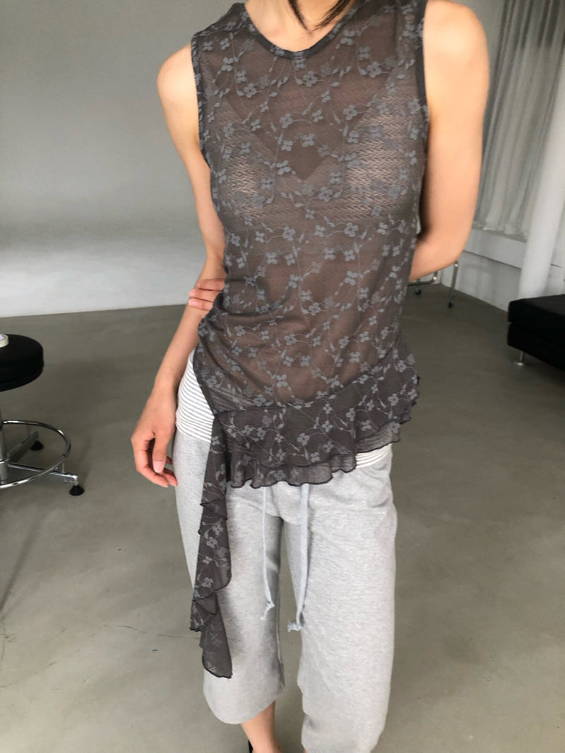 Flash - Korean Women Fashion - #momslook - Evening Sleeveless Top - 6