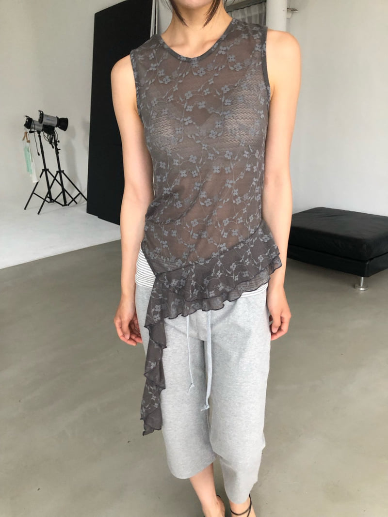 Flash - Korean Women Fashion - #momslook - Evening Sleeveless Top - 8