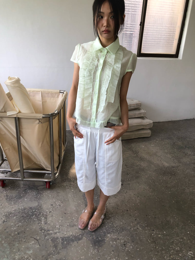Flash - Korean Women Fashion - #pursuepretty - Capri Pants - 6