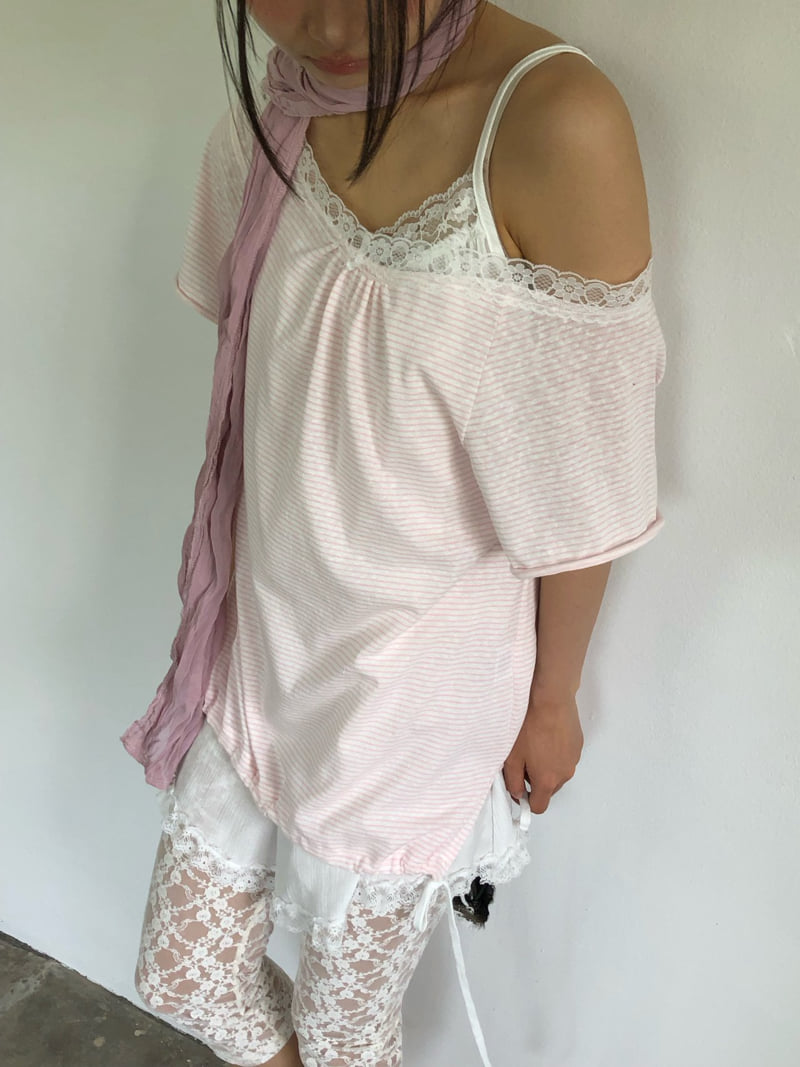 Flash - Korean Women Fashion - #restrostyle - Pasta Tee - 6