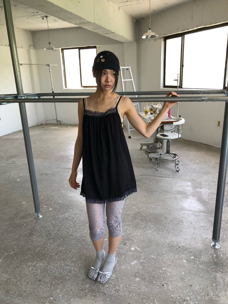 Flash - Korean Women Fashion - #romanticstyle - Lace Leggings - 10