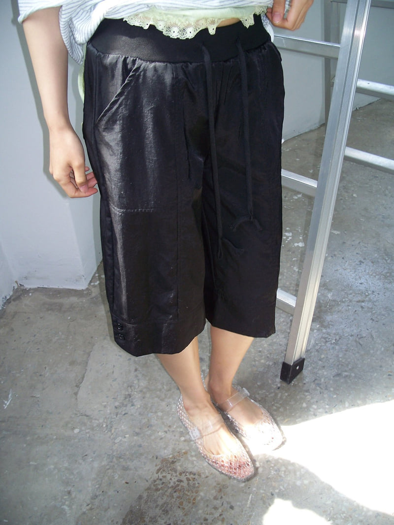 Flash - Korean Women Fashion - #romanticstyle - Capri Pants - 8