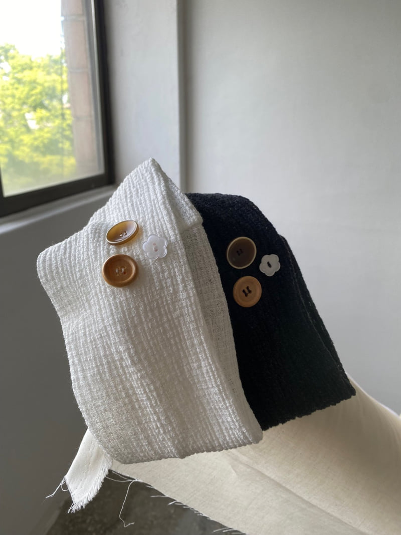 Flash - Korean Women Fashion - #shopsmall - Linen Button Headband - 5
