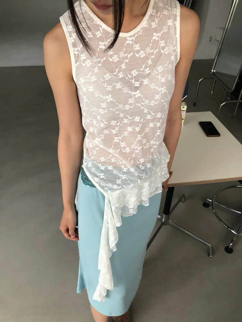 Flash - Korean Women Fashion - #shopsmall - Evening Sleeveless Top - 3