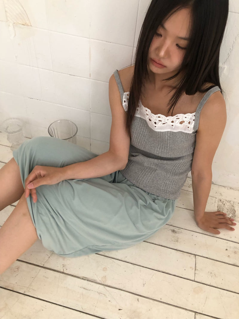 Flash - Korean Women Fashion - #vintageinspired - Volume Sleeveless Top - 7