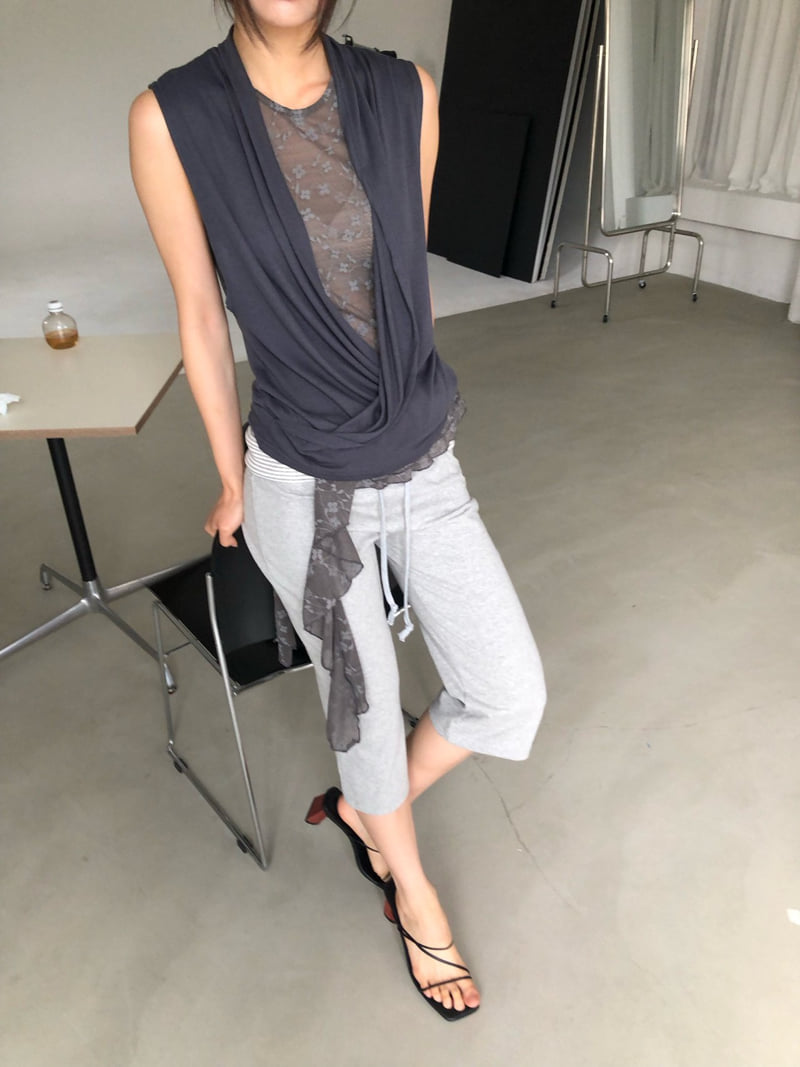 Flash - Korean Women Fashion - #womensfashion - Cropped Lounge Pants - 5