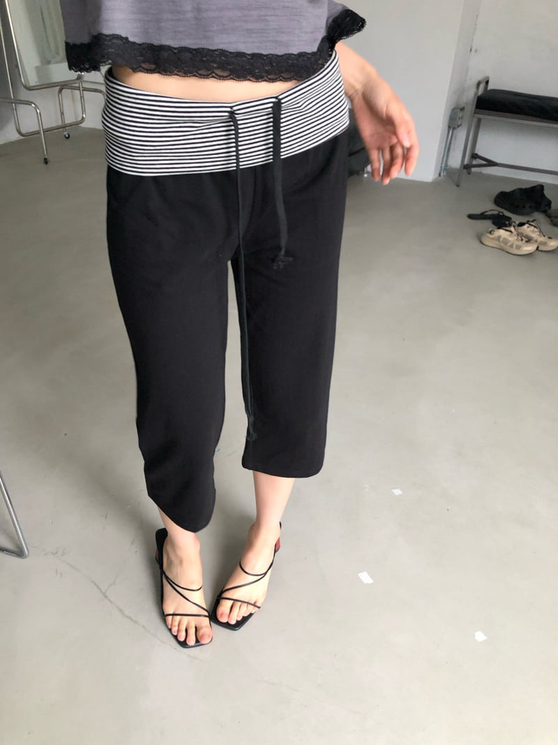 Flash - Korean Women Fashion - #womensfashion - Cropped Lounge Pants - 7