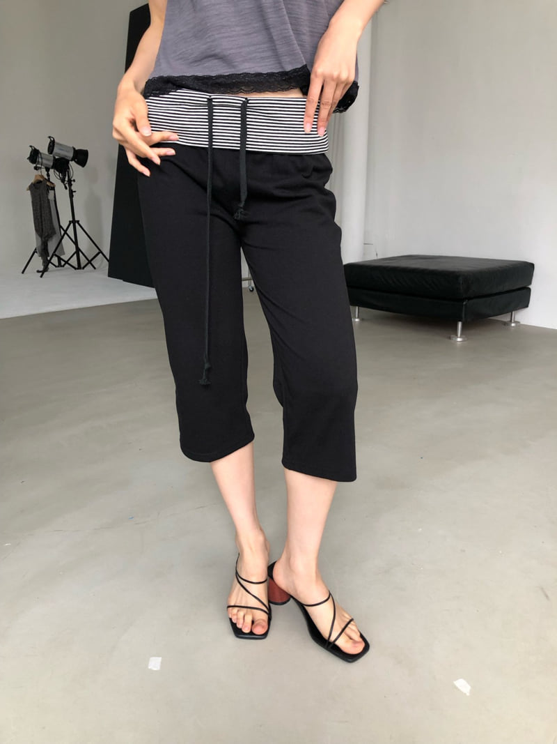 Flash - Korean Women Fashion - #womensfashion - Cropped Lounge Pants - 9