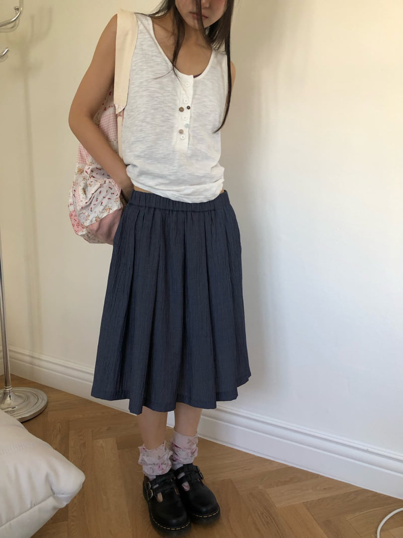 Flash - Korean Women Fashion - #womensfashion - Rosy Button Tee - 7