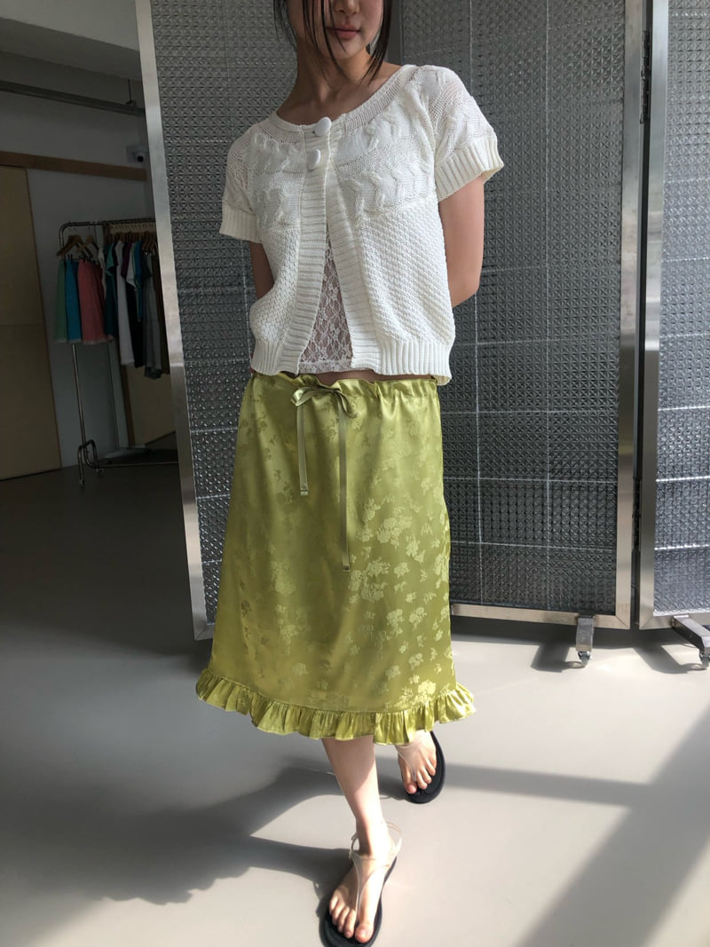 Flash - Korean Women Fashion - #womensfashion - Jacquard Frill Skirt - 3