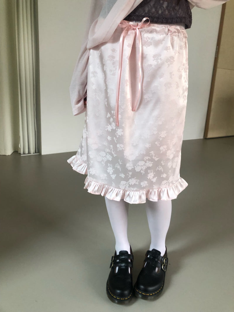 Flash - Korean Women Fashion - #womensfashion - Jacquard Frill Skirt - 7