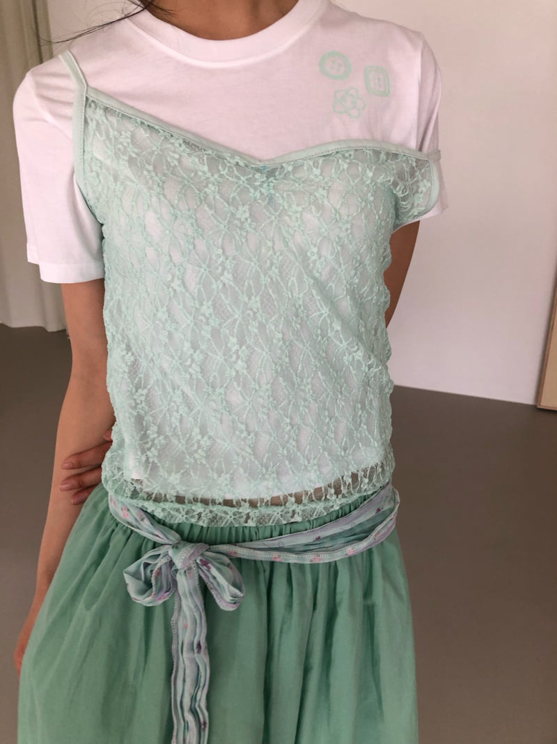 Flash - Korean Women Fashion - #momslook - Blossom Tank Top - 4