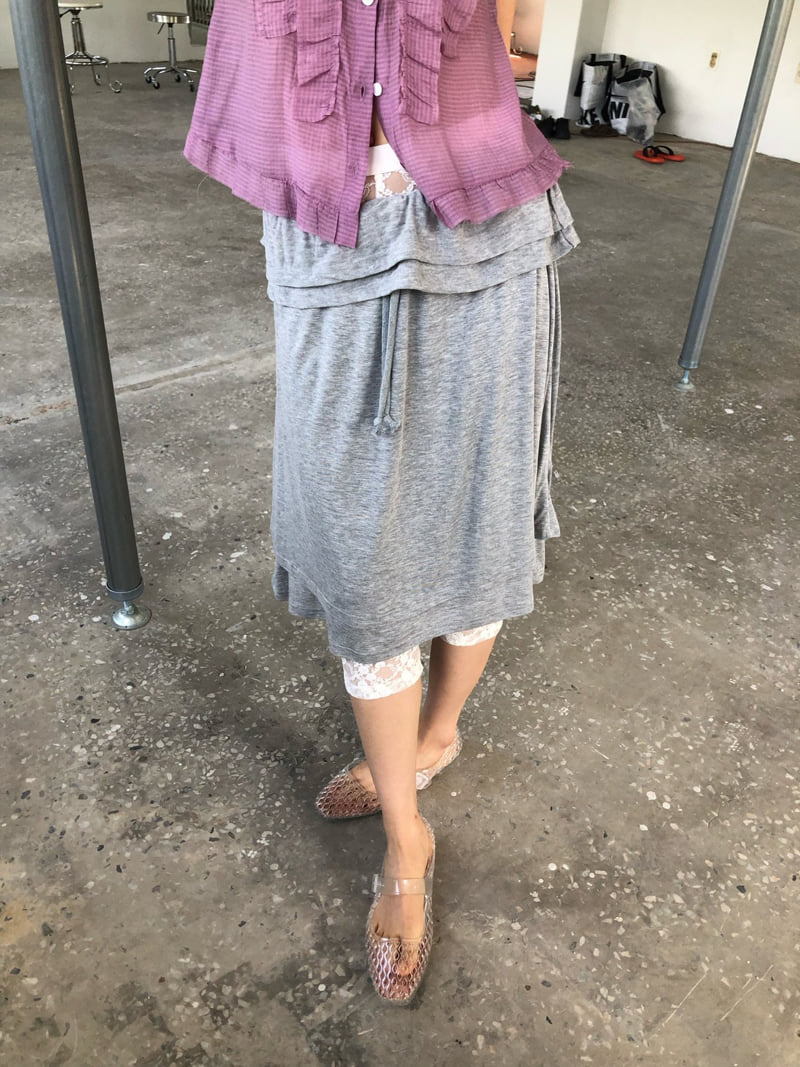 Flash - Korean Women Fashion - #womensfashion - Double-Layer Skirt - 6