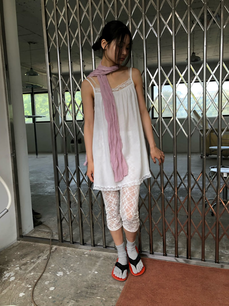 Flash - Korean Women Fashion - #womensfashion - Lace Leggings - 5