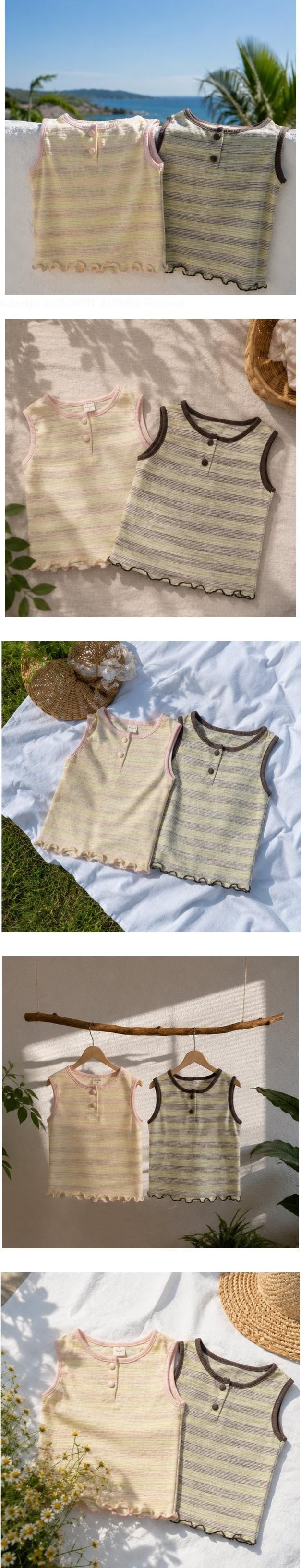 Flower J - Korean Children Fashion - #minifashionista - Mungchi Sleeveless Top