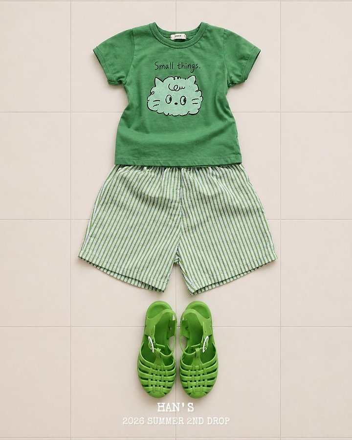 Han's - Korean Children Fashion - #childofig - Mini Cat Tee - 11