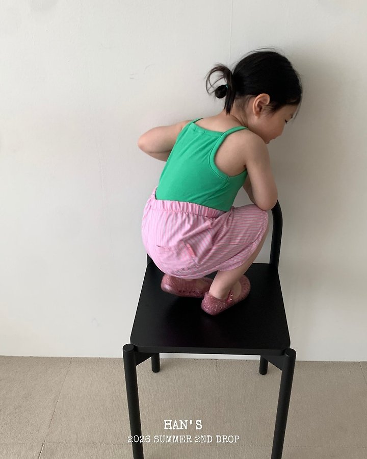 Han's - Korean Children Fashion - #designkidswear - Flat Crop Sleeveless Top - 6