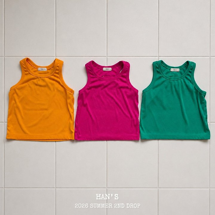 Han's - Korean Children Fashion - #kidsshorts - Cool Sleeveless Top