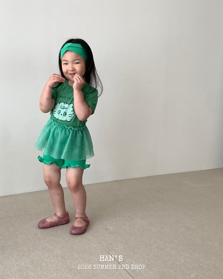 Han's - Korean Children Fashion - #kidzfashiontrend - Mini Cat Tee - 5