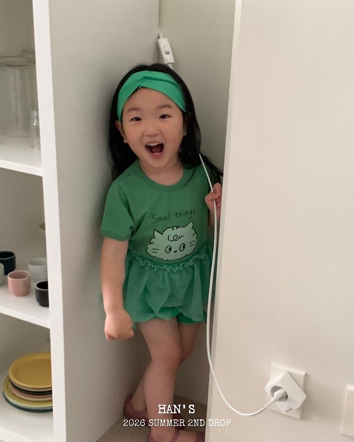 Han's - Korean Children Fashion - #littlefashionista - Mini Cat Tee - 7