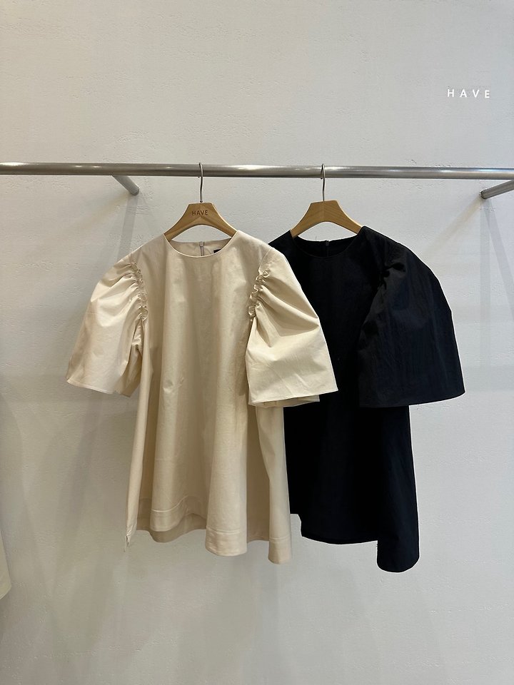 Have - Korean Women Fashion - #momslook - Bell Shirring Blouse 26 - 2