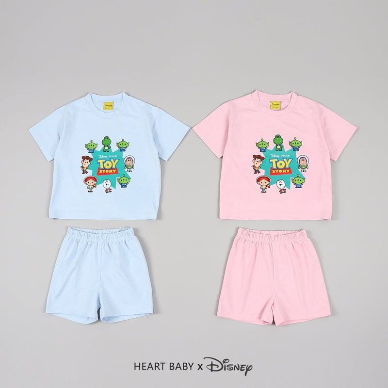 Heart Baby - Korean Children Fashion - #childofig - Sorona Toy Story Short Sleeve Set - 3