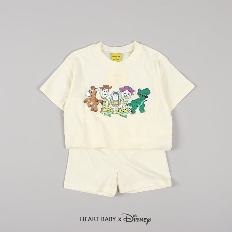 Heart Baby - Korean Children Fashion - #childrensboutique - Toy Story Short Sleeve Set - 5