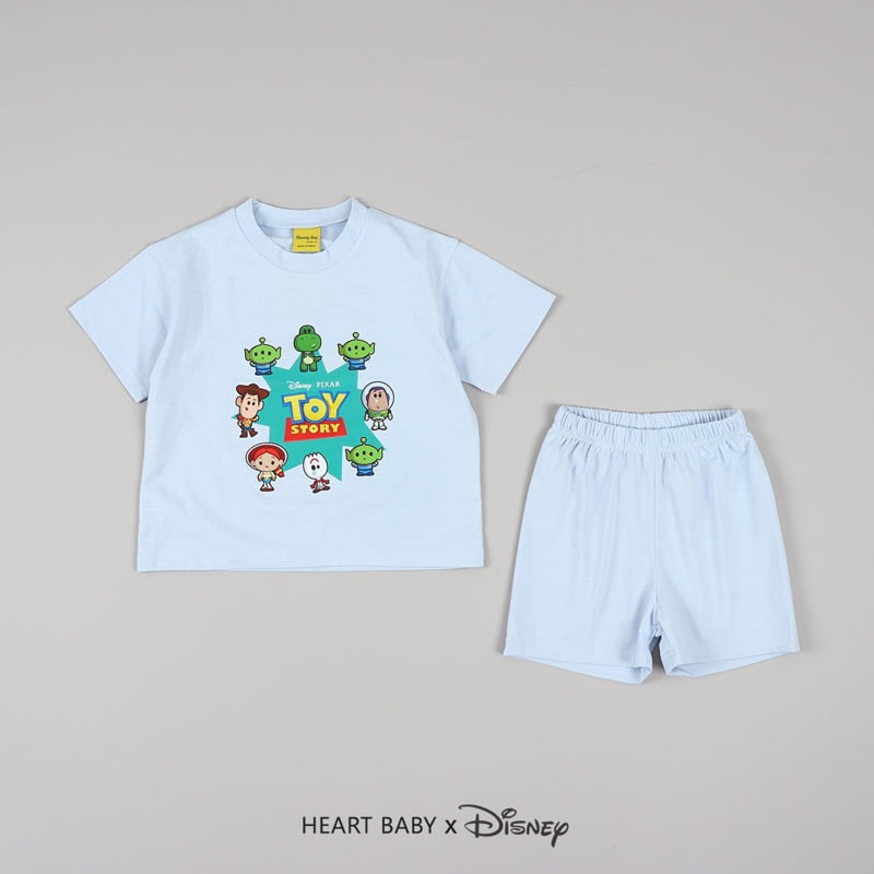 Heart Baby - Korean Children Fashion - #childofig - Sorona Toy Story Short Sleeve Set - 4